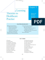 Applying Learning Theories to Healthcare Practice