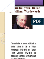 Preface To Lyrical Ballad by William Wordsworth