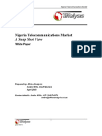 Nigeria Telecommunications Market: A Snap Shot View