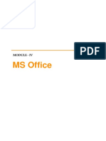 CFO - M04 - C01 - SLM - Overview of MS Office