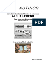 Alpha Legend en Traction (AC12) - Manuel D'installation - FR - Du 08 06 10 (7820)