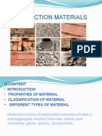 Construction Materials Description