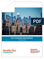 Nyc Housing Resources: Revised June 2019