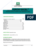 Maxi Grow Excel Ficha Tecnica