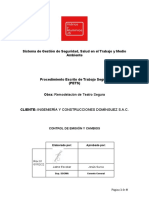 Procedimiento de Seguridad para Instalación