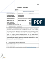Plantilla - Silabo Administracion de Proyectos IV PER 2021