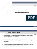 Distributed Databases Distributed Databases: Slide 1 of 20
