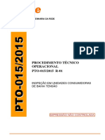 PTO-015 R01 - Inspeção em Unidade Consumidora de BT