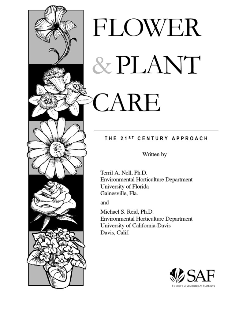 Flower and Plant Care Manual Floristry Flowers