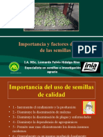 3 Importancia y Factores de Calidad de Las Semillas