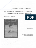 Del Carmen, Luis (1996) - La Utilización de Ideas-Eje en La Estructuración de Las Secuencias de Contenidos