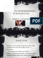 Oração Subordinada Substantiva