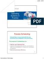Operating Systems in Practice: Process Scheduling