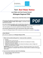 Public Alert:: Boil Water Notice