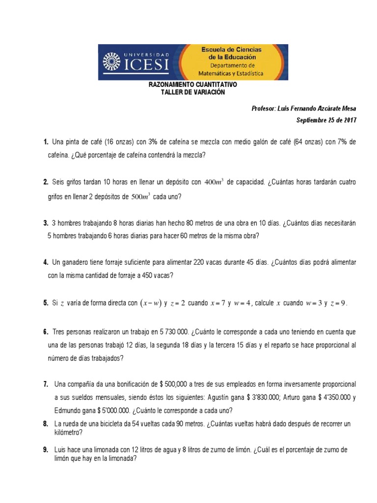 Cuantas Onzas Hay En Un Litro Taller de Variación | PDF