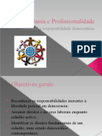 Cidadania e Profissionalidade