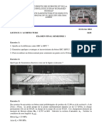 Structure L3 Examen Fevrier 2022