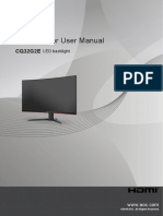 LCD Monitor User Manual: CQ32G2E