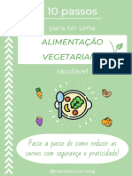 Ebook 10 Passos para Ter Uma Alimentação Vegetariana Saudável