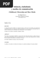 Infancia, Ciudadania y Medios de Comunicacion