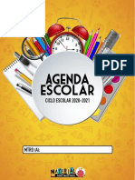 Agenda Escolar 2020 - 2021