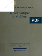 Herod Antipas in Galilee: The Literary and Archaeological Sources On The Reign of Herod Antipas and Its Socio-Economic Impact On Galilee