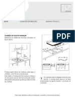 Cooktop de Indução Ie8Fb Manual de Instruções: Desenho Técnico