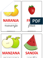 Frutas y Verduras Con Nombre