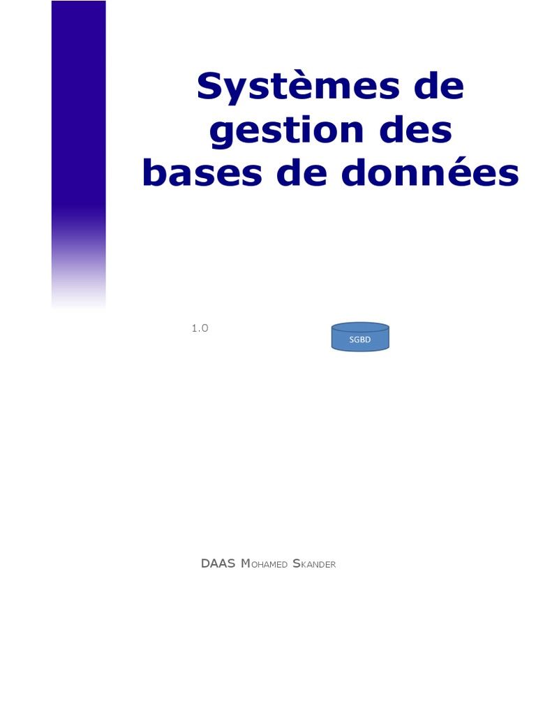 Gestion des bases de données : Guide complet | PDF | Bases de données ...