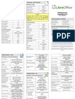 Referenzkarte Libreoffice 6.0: Bearbeitungsfunktionen Dokumente Verwalten