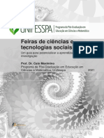 Caio Maximino - Feiras de ciências e tecnologias sociais_ Um guia para potencializar a aprendizagem por investigação-PPGECM_Unifesspa (2021)