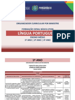 Organizador Curricular FBG Lingua Portuguesa