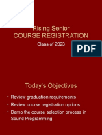 Course Registration Juniors Class of 2023