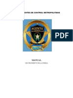 Manual Del Uso de La Fuerza Cuerpo de Agentes de Control Metropolitano1