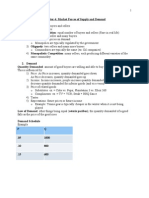 Market Forces of Supply and Demand