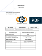 Información Equipo