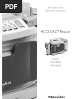 Download Manual Accuvac Rescue by Mircea Petriuc SN56066997 doc pdf