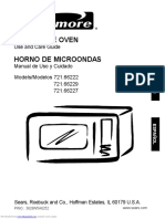 Microwave Oven Horno de Microondas: Use and Care Guide Manual de Uso y Cuidado 721.66229 721.66227