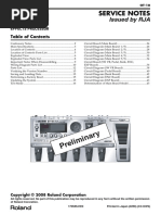 Boss GT-10 Service Manual