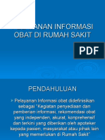 Pelayanan Informasi Obat Di Rumah Sakit