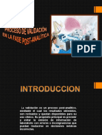 14.proceso de Validacion en La Fase Post-Analitica