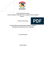 Autonomía Indígena Vs Propiedad Privada - Trabajo 17 DE FEBERO