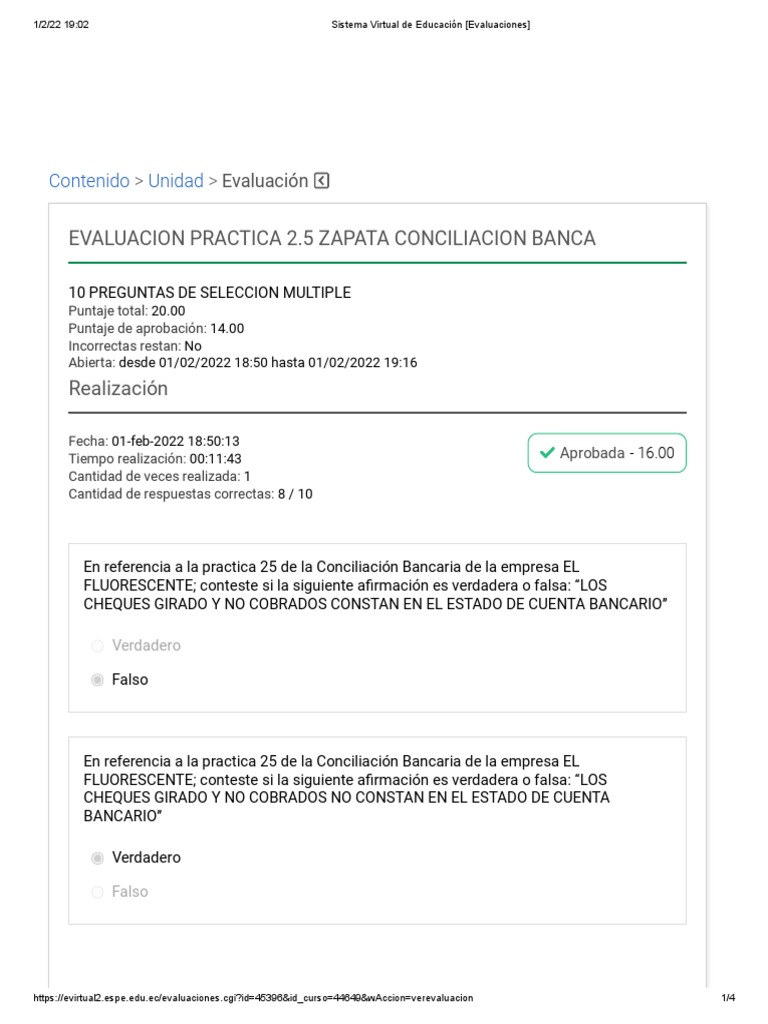 Prueba 1 | PDF | Contabilidad | Bancos