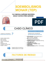 Trombosis Pulmonar: Caso Clínico de Tromboembolismo Pulmonar