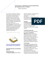 Sensores y Dispositivos para La Implementacion de Mediciones de Veriables para Un Cohete