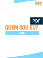 Lata Quem Sou Eu Trilha Didatica - Pub