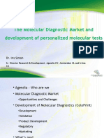 The Molecular Diagnostic Market and Development of Personalized Molecular Tests