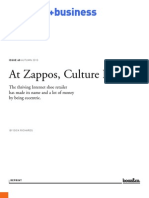 At Zappos, Culture Pays