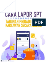 Cara Lapor Pajak SPT Tahunan Pribadi PPH 21 Karyawan Secara Online