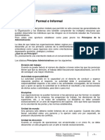 Lectura 5 - Organización Formal e Informal